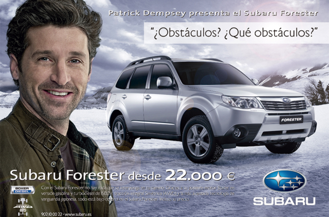 Patrick Dempsey Subaru